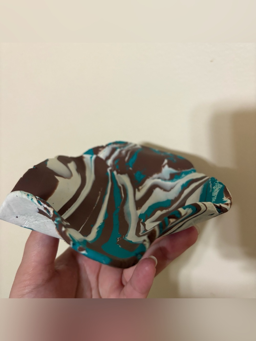 Handmade Polymer Clay Trinket Dish - Picture 3 of 5